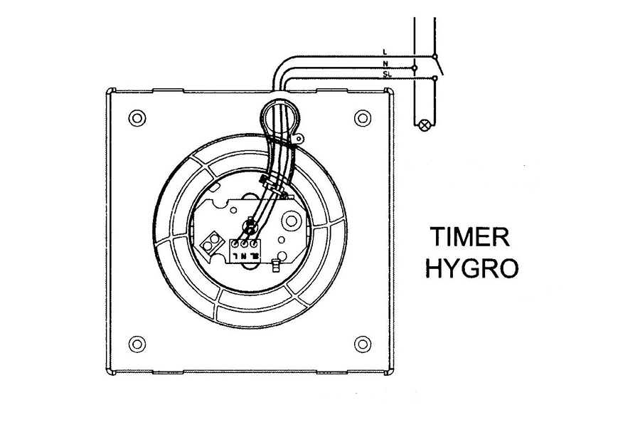 Вентилятор накладной Cata Silentis inox 12 Timer (таймер)